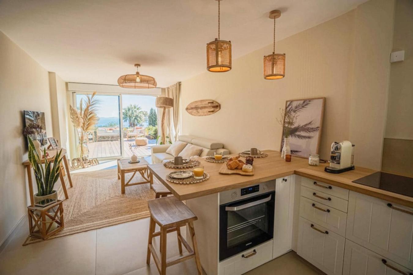 Logement Vue Mer Splendide - Situe A 50 Metres Du Bord De Mer Et 2 Minutes Des Plages - Bandolina Екстер'єр фото
