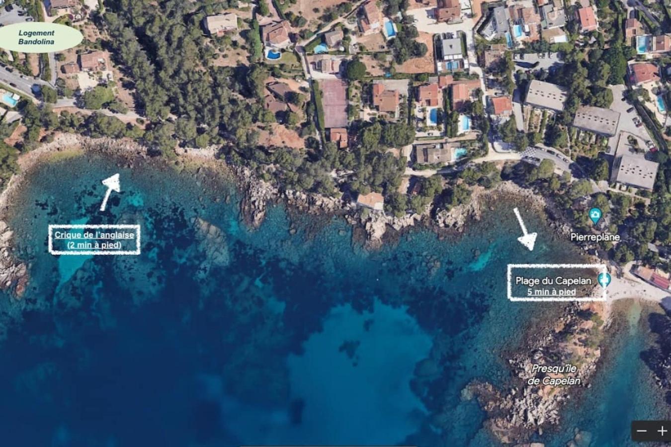 Logement Vue Mer Splendide - Situe A 50 Metres Du Bord De Mer Et 2 Minutes Des Plages - Bandolina Екстер'єр фото